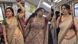 Drawing Stranger Aunty Impress In Metro – India Xxx Video